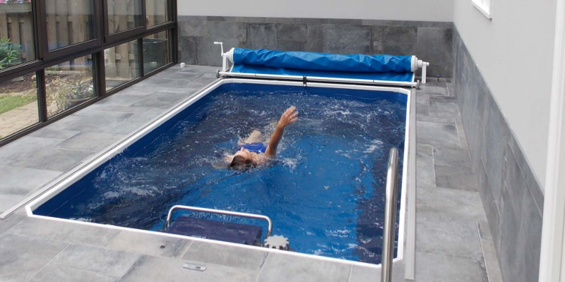 Quali sono i benefici di una piscina per il nuoto controcorrente ... Nuoto controcorrente per piscine fuori terra