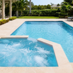 Piscina interrata con idromassaggio